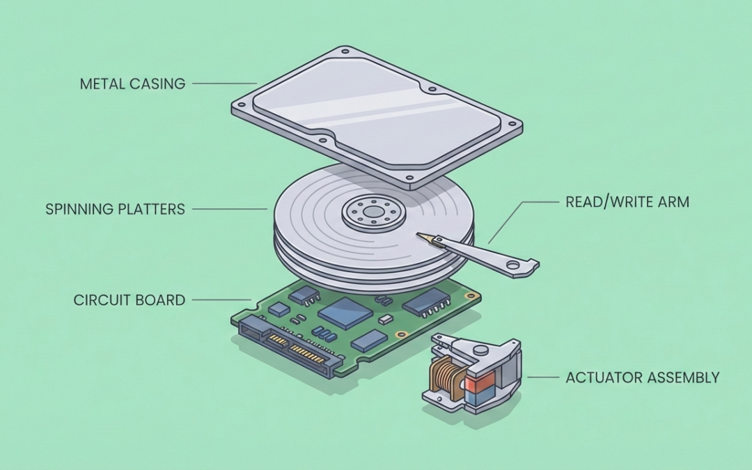 How Hard Drives Work and the Importance of Data Destruction