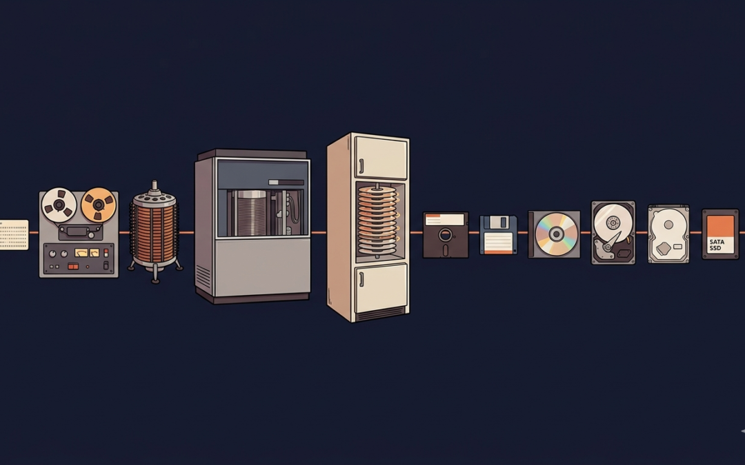 From Punch Cards to NVMe: The Evolution of Data Storage